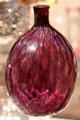 Glass pocket bottle by Henry William Stiegel of Manheim, PA at Yale University Art Gallery. New Haven, CT.