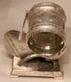 Silverplated napkin ring by Derby Silver Co. of Shelton, CT at Yale University Art Gallery. New Haven, CT.