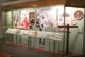Collection of souvenirs from Chicago World Columbian Exposition at Knights of Columbus Museum. New Haven, CT.