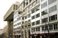 9th St. south of F St. including J. Edgar Hoover FBI HQ building. Washington, DC.