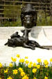 Lions of National Law Enforcement Memorial on Judiciary Square. Washington, DC.