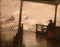 Wake of the Ferry II painting by John Sloan at The Phillips Collection. Washington, DC.