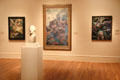 Gallery with paintings by Kurt Schwitters, Charles Despiau, & Augustus Vincent Tack at The Phillips Collection. Washington, DC.