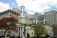 St. John's Church & AFL-CIO building on Lafayette Square. Washington, DC.