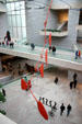 Skylights & balconies by I.M. Pei in National Gallery of Art. Washington, DC