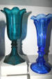 New England vases in American History Museum. Washington, DC.