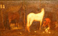 In the Stable painting by Albert Pinkham Ryder at Renwick Gallery. Washington, DC.