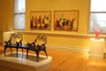 Modern art & furniture at Renwick Gallery. Washington, DC.