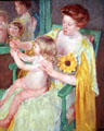 Mother & Child portrait by Mary Cassatt at National Gallery of Art. Washington, DC.