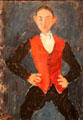 Portrait of a Boy by Chaim Soutine at National Gallery of Art. Washington, DC.