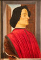 Giuliano de' Medici painting by Sandro Botticelli of Florence at National Gallery of Art. Washington, DC.