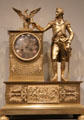 Mantel clock featuring George Washington by Jacques Nicolas Pierre François Dubuc of Paris at National Gallery of Art. Washington, DC.