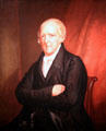 John Stevens, steamboat & locomotive pioneer portrait by unknown at National Portrait Gallery. Washington, DC.