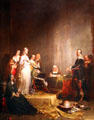 Columbus before the Queen painting by Peter Frederick Rothermel at Smithsonian American Art Museum. Washington, DC.
