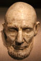 Abraham Lincoln life mask by Clark Mills at National Portrait Gallery. Washington, DC.