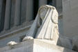 Sphinx before Temple of the Scottish Rite. Washington, DC.