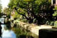 Chesapeake & Ohio Canal through Georgetown. Washington, DC.