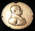 John Quincy Adams peace medal at National Museum of the American Indian. Washington, DC.