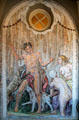 Mosaic by Allyn Cox in bath house loggia at Dumbarton Oaks. Washington, DC.