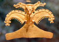 Veraguas gold eagle pendant from Costa Rica at Dumbarton Oaks Museum. Washington, DC.