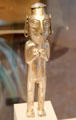 Inca silver standing male figure at Dumbarton Oaks Museum. Washington, DC.
