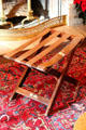 George Washington's Revolutionary War camp stool at Tudor Place. Washington, DC.