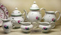 Porcelain breakfast service by Wiener Porzellan Augarten at Tudor Place. Washington, DC.