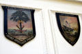 South Carolina & New Hampshire state seals displayed at DAR Memorial Continental Hall. Washington, DC.