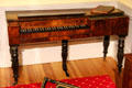 Mahogany piano made by Carl Christian Stein of Karlsruhe, Germany in District of Columbia period parlor at DAR Memorial Continental Hall. Washington, DC.
