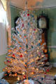 Christmas tree in Maine period parlor at DAR Memorial Continental Hall. Washington, DC.