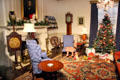 Indiana period parlor in Colonial Revival style at DAR Memorial Continental Hall. Washington, DC.