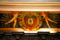 Revolutionary wall decoration off entrance hall at Anderson House Museum. Washington, DC.