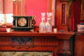 Mantle in Moorish room at Christian Heurich Mansion. Washington, DC.