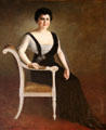 Portrait of Edith, second wife of Woodrow Wilson at his museum House. Washington, DC.