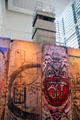 Berlin wall section & East German surveillance tower at Newseum. Washington, DC.