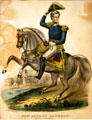 Genl Andrew Jackson, Hero of New Orleans print by Currier & Ives at National Museum of American History. Washington, DC.