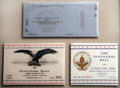 Collection of inaugural ball tickets at National Museum of American History. Washington, DC.