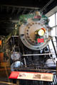 Nose of Southern Railway Ps-4 class steam locomotive #1401 at National Museum of American History. Washington, DC.
