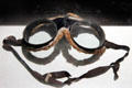 Goggles for Bud the dog used on first motor trip across the USA at National Museum of American History. Washington, DC.
