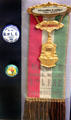 Brotherhood of Locomotive Firemen & Enginemen union ribbons at National Museum of American History. Washington, DC.