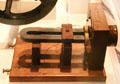 Early big box telephone by Alexander Graham Bell at National Museum of American History. Washington, DC.