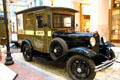 Ford Model A Parcel Post Mail Truck at National Postal Museum. Washington, DC