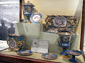 The Rush Porcelain made by Rihouet of Paris at Smithsonian Castle. Washington, DC.