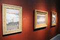 Gallery of Chelsea views by James McNeil Whistler at Smithsonian Freer Gallery of Art. Washington, DC.