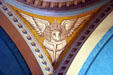 Evangelist Luke as bull in Memorial Presbyterian Church. St Augustine, FL.