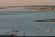 View to Usina Bridge from top of St. Augustine Lighthouse. St Augustine, FL.