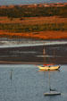 Sailboat at dusk from top of St. Augustine Lighthouse. St Augustine, FL.