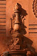 Sculpted torch on Ponce de Leon Hotel. St Augustine, FL.