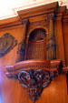 Oak niche carved in Ponce de Leon Hotel. St Augustine, FL.