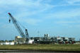Crawler which carries space shuttle to launch pad at Kennedy Space Center. FL.